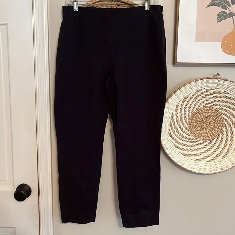 Black Women's Stretch Ankle Pants